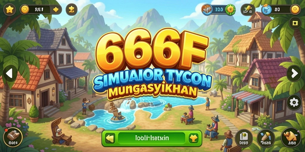 Tangkapan layar utama dari gameplay seru di 666F.