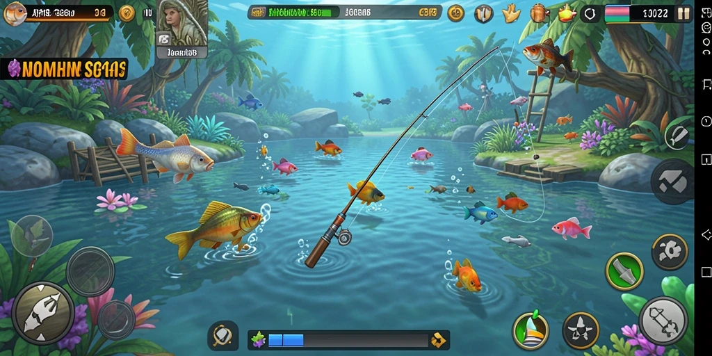 Tangkapan layar utama API288 menampilkan pengalaman memancing yang mendebarkan.