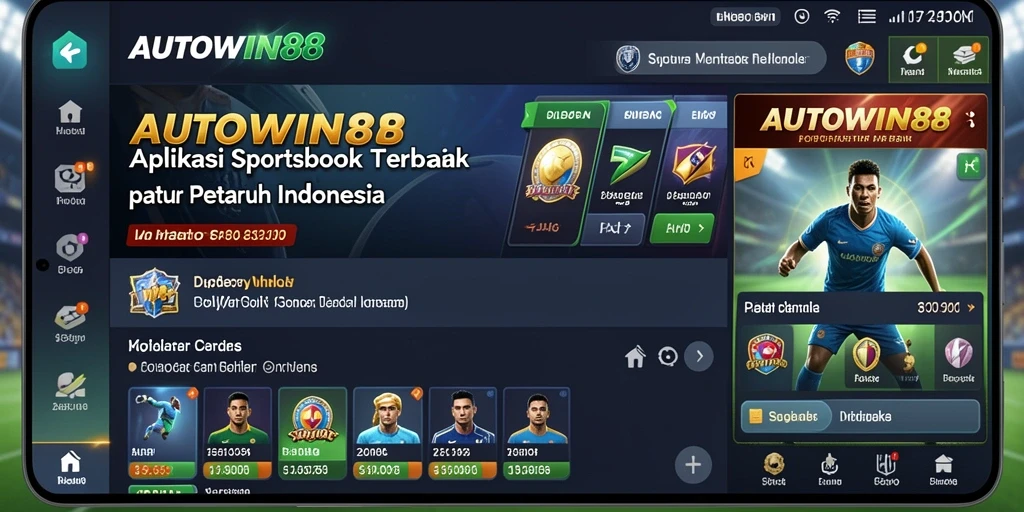 Tampilan gameplay Sportsbook di AUTOWIN88 yang menarik dan interaktif.
