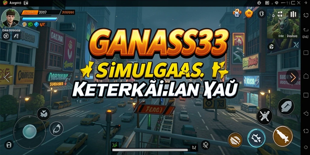 Tampilan gameplay menarik dari GANAS33 menawarkan pengalaman simulasi yang mendidik.