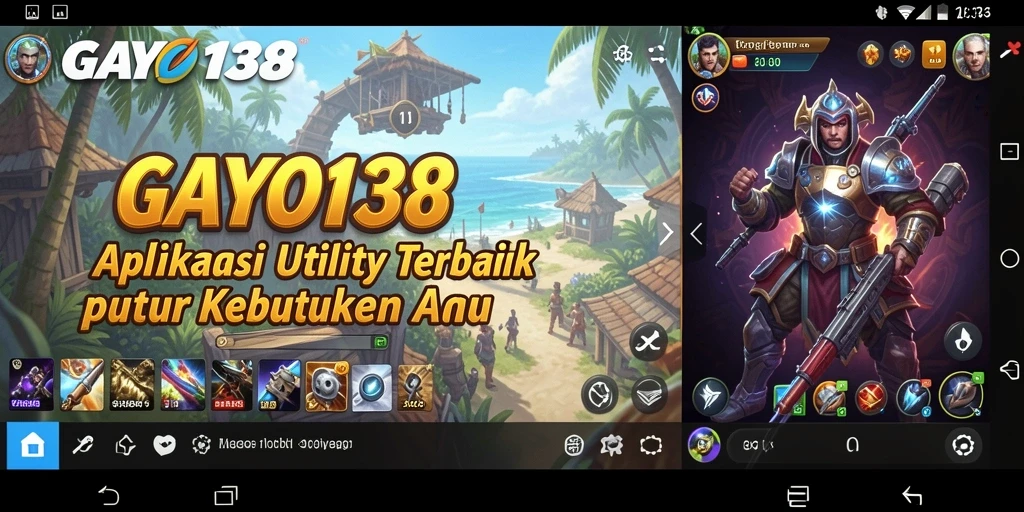 Tampilan utama GAYO138 yang user-friendly dan efisien.