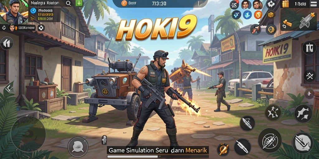 Tampilan utama HOKI9 dengan gameplay menawan dalam simulasi.