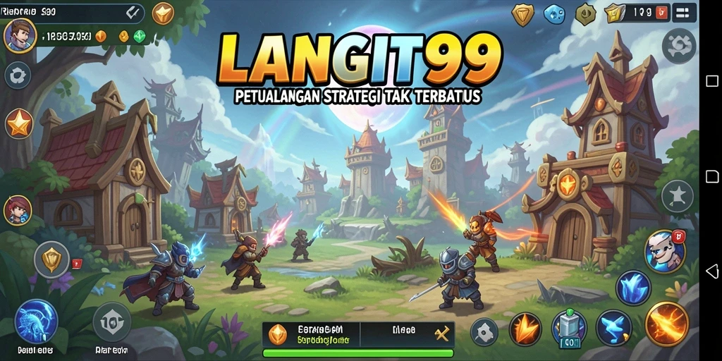 Tampilan gameplay LANGIT99 yang menegangkan dan seru.
