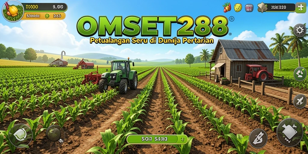 Tampilan gameplay menyenangkan dalam dunia pertanian OMSET288.