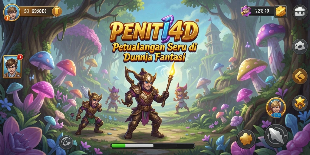Tampilan gameplay seru dalam dunia fantasi PENITI4D.