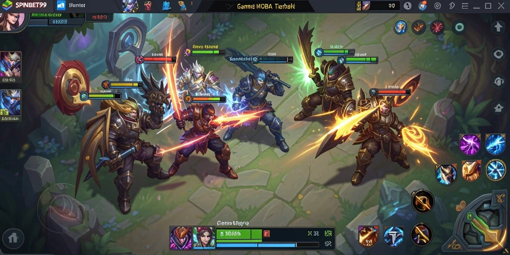 Gameplay SPINBET99 dengan aksi pertarungan tim yang mendebarkan.