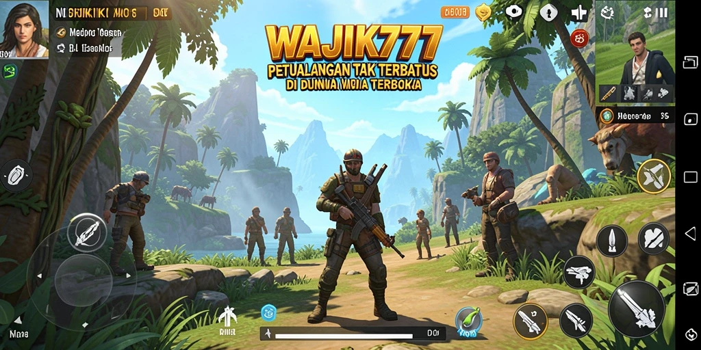 Tampilan mendalam gameplay WAJIK777 di dunia terbuka.
